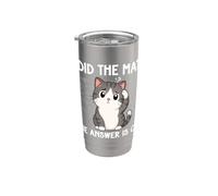 I Did The Math The Answer Is Cat Divertente Matematica Amante Matematica Club Bicchiere termico in acciaio inox doppia parete