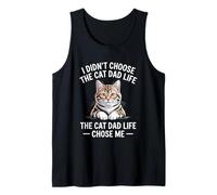 I Didn't Choose The Cat Dad Life The Cat Dad Life Chose Me Canotta