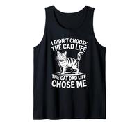 I Didn't Choose The Cat Dad Life The Cat Dad Life Chose Me Canotta