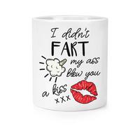 I Didn'T Scoreggia My Ass Blew You un Bacio Trucco Pennello Matita Pentola Love