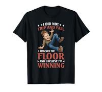I Didn't Trip I Attacked The Floor And I'm Winning Maglietta