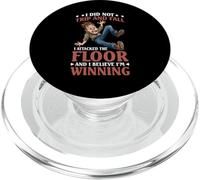 I Didn't Trip I Attacked The Floor And I'm Winning PopSockets PopGrip per MagSafe
