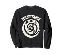 I Dig Deep Time Paleontology Fossil Hunter Felpa