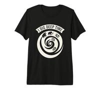 I Dig Deep Time Paleontology Fossil Hunter Maglietta Premium