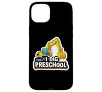 I Dig Escavatore Prescolare Pesante Edilizia Ragazzi Custodia per iPhone 15 Plus