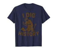 I Dig History Metal Detecting Treasure History Maglietta