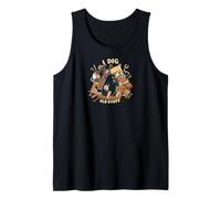 I Dig Old Stuff Funny Mole Vintage Collector Design Canotta