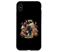 I Dig Old Stuff Funny Mole Vintage Collector Design Custodia per iPhone XS Max