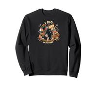I Dig Old Stuff Funny Mole Vintage Collector Design Felpa
