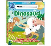 I dinosauri. Acquacolor. Ediz. illustrata. Con pennello ad acqua