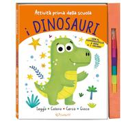 I dinosauri. Attività prima della scuola. Ediz. illustrata. Con 6 Pastelli a cera
