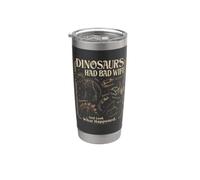 I dinosauri avevano un cattivo WiFi Guarda cosa è successo Divertente Dino Bicchiere termico in acciaio inox doppia parete