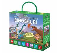 I dinosauri. Le mie prime attività arts & crafts. Ediz. a colori. Con 200 trasferibili. Con 50 Adesivi