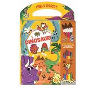 I dinosauri. Libri a spasso. Ediz. a colori. Con gomma. Con 6 matite bicolore