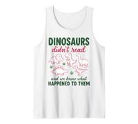 I Dinosauri Non Hanno Letto Divertenti apprendimento preistorico Canotta