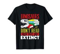 I Dinosauri Non Hanno Letto la Lettura del Libro dei Topi di Biblioteca Maglietta