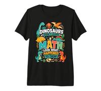 I Dinosauri odiano la Matematica Guarda Cosa è Successo Loro Maglietta Premium