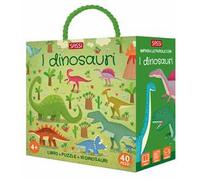 The dinosaurs. Q-box. Ediz. a colori. Con puzzle - M. Gaule
