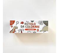 I dinosauri. Rotolo da colorare. Ediz. illustrata. Con 4 matite colorate