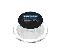 I dipendenti devono smettere di piangere prima di tornare al lavoro divertente PopSockets PopGrip per MagSafe