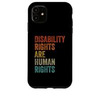 I diritti dei disabili sono consapevolezza dei diritti umani Disabilità Custodia per iPhone 11