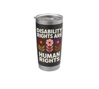 I diritti dei disabili sono difensori dei diritti umani Bicchiere termico in acciaio inox doppia parete