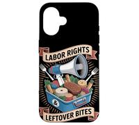 I diritti dei lavoratori avanzi mordono la festa del lavoro Custodia per iPhone 16
