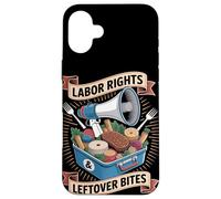 I diritti dei lavoratori avanzi mordono la festa del lavoro Custodia per iPhone 16 Plus