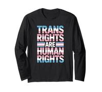 I Diritti dei Transgender Sono Diritti Umani - LGBT Trans Pride Maglia a Manica