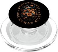 I diritti delle donne sono fiori dei diritti umani PopSockets PopGrip per MagSafe