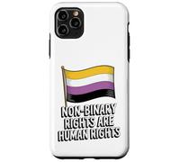 I diritti non binari sono diritti umani - Pride Trans Ally Custodia per iPhone 11 Pro Max