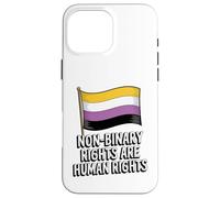 I diritti non binari sono diritti umani - Pride Trans Ally Custodia per iPhone 16 Pro Max