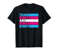 I Diritti Trans Sono Diritti Umani Bright Transgender Pride Bandiera Maglietta
