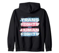 I diritti trans sono diritti umani Felpa con Cappuccio