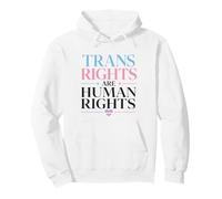 I Diritti Trans Sono Diritti Umani LGBTQ+Orgoglio uguaglianza Felpa con Cappuccio