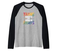 I Diritti Trans Sono Diritti Umani Maglia con Maniche Raglan
