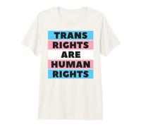 I Diritti Trans Sono Diritti Umani Proteggi Trans Flag Bold Pride Maglietta Premium