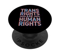 I diritti trans sono un messaggio di empowerment dei diritti umani PopSockets PopGrip Adesivo