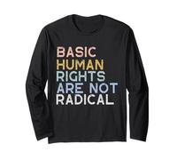 I Diritti Umani fondamentali Non Sono radicali Maglia a Manica