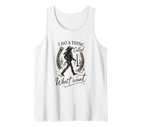 I Do A Thing Called What I Want Cowgirl Western Graphic Canotta