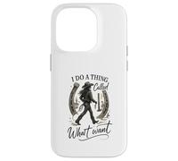 I Do A Thing Called What I Want Cowgirl Western Graphic Custodia per iPhone 14 Pro
