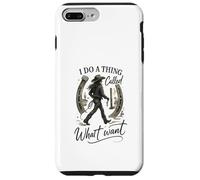 I Do A Thing Called What I Want Cowgirl Western Graphic Custodia per iPhone 7 Plus/8 Plus