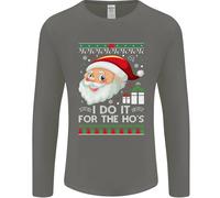 I Do It per La Hos Divertente Natale Uomo Maniche