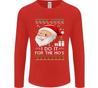 I Do It per La Hos Divertente Natale Uomo Maniche