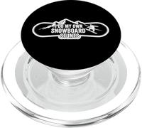 I Do MY Own Snowboard Stunts Divertente Snowboarder Snowboard PopSockets PopGrip per MagSafe