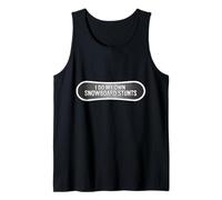 I Do My Own Snowboard Stunts Funny Snowboard Snowboarder Canotta