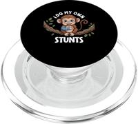 I Do My Own Stunts - Scimmia con braccio rotto, per bambini, con scritta in lingua inglese PopSockets PopGrip per MagSafe
