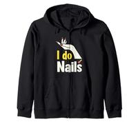 I Do Nails Manicure Lover Style Felpa con Cappuccio