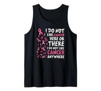 I Do Not Like Cancer Here Or There Breast Cancer Awareness Canotta