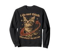 I Do Not Think So I Do Not Am Saturn Kitten Parody Felpa